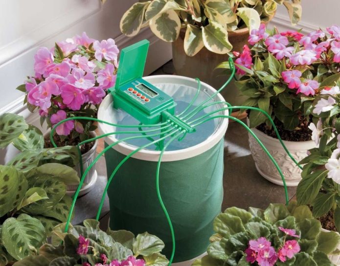 Автоматична система за поливане на цветя